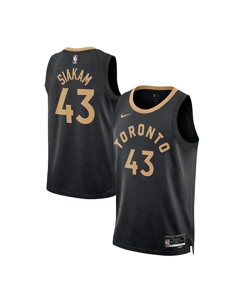 Men's and Women's Pascal Siakam Black Toronto Raptors 2022/23 Swingman Jersey - City Edition $57.20 Jersey