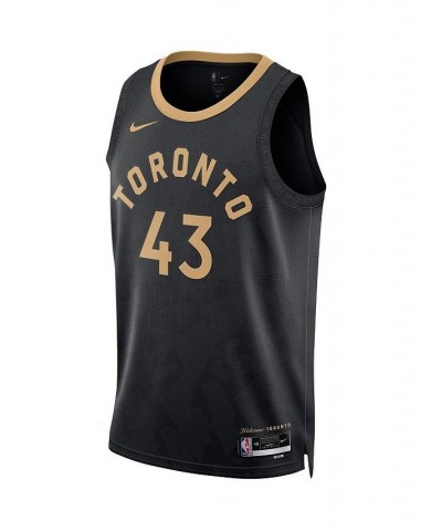 Men's and Women's Pascal Siakam Black Toronto Raptors 2022/23 Swingman Jersey - City Edition $57.20 Jersey