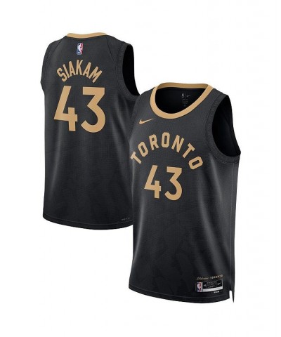 Men's and Women's Pascal Siakam Black Toronto Raptors 2022/23 Swingman Jersey - City Edition $57.20 Jersey