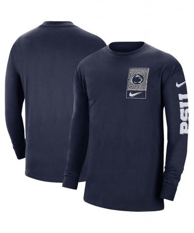 Men's Navy Penn State Nittany Lions Seasonal Max90 2-Hit Long Sleeve T-shirt $23.00 T-Shirts