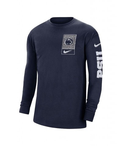 Men's Navy Penn State Nittany Lions Seasonal Max90 2-Hit Long Sleeve T-shirt $23.00 T-Shirts