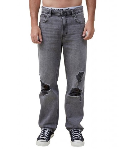 Men's Baggy Denim Jeans Black $40.00 Jeans