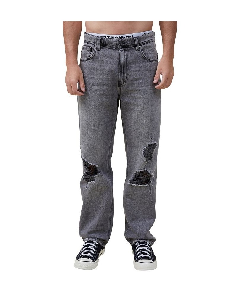 Men's Baggy Denim Jeans Black $40.00 Jeans