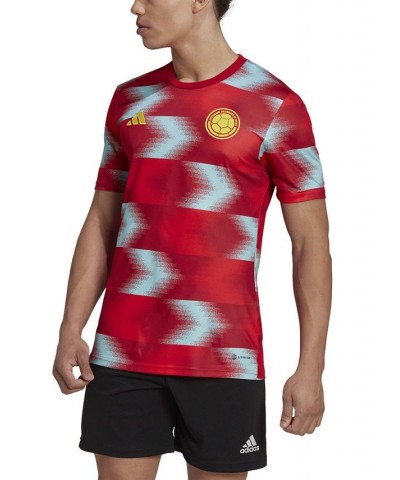 Men's Slim-Fit Colombia Football Licensed Logo Pre-Match Jersey Multi $23.03 T-Shirts