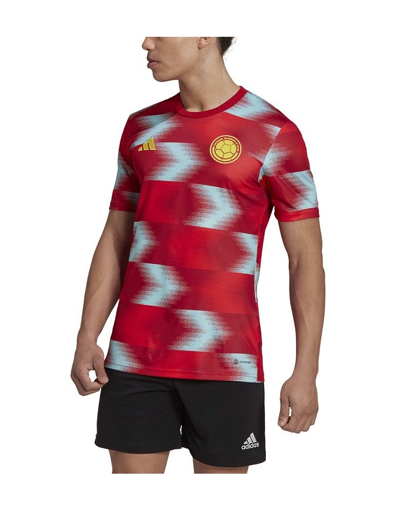 Men's Slim-Fit Colombia Football Licensed Logo Pre-Match Jersey Multi $23.03 T-Shirts