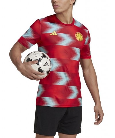 Men's Slim-Fit Colombia Football Licensed Logo Pre-Match Jersey Multi $23.03 T-Shirts