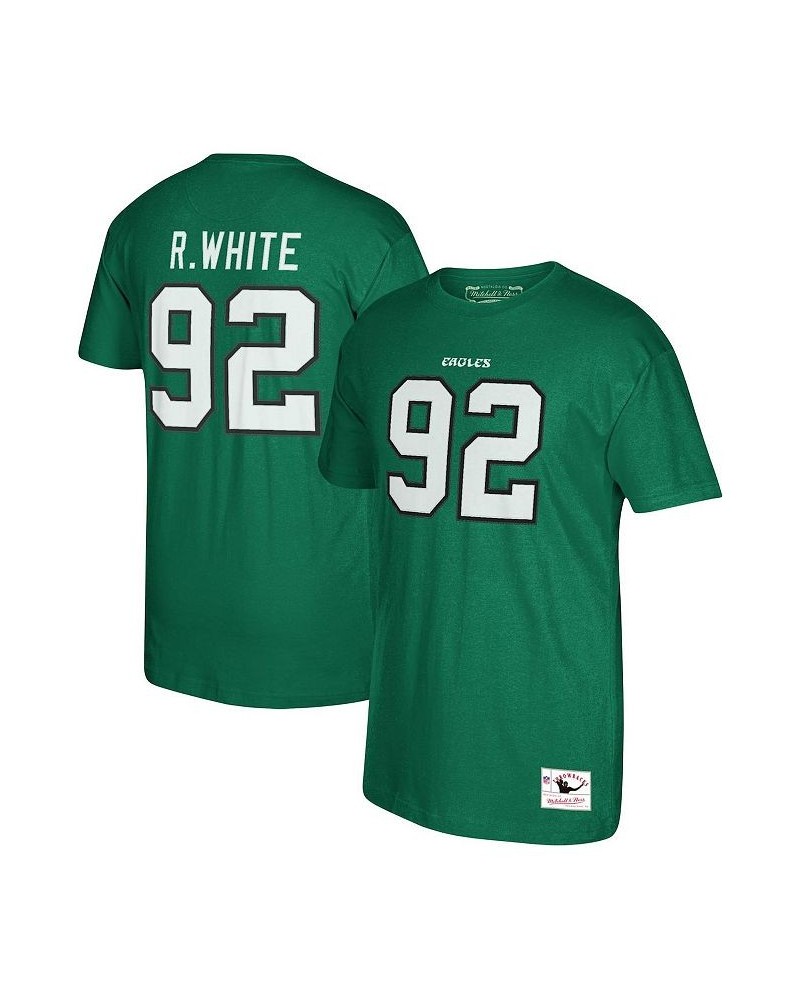 Men's Reggie White Kelly Green Philadelphia Eagles Retired Player Logo Name and Number T-shirt $21.00 T-Shirts