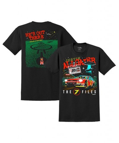 Men's Black Justin Allgaier The Seven Files T-shirt $19.20 T-Shirts