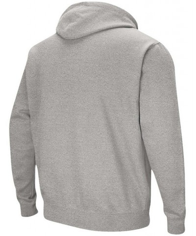 Men's Big and Tall Heathered Gray Clemson Tigers Arch Logo 2.0 Pullover Hoodie $20.50 Sweatshirt