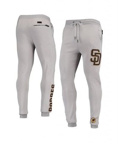 Men's Gray San Diego Padres Logo Jogger Pants $48.40 Pants