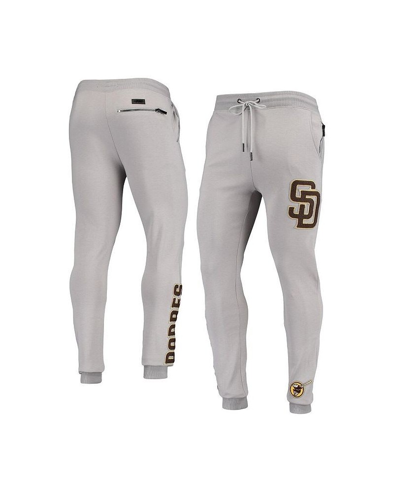 Men's Gray San Diego Padres Logo Jogger Pants $48.40 Pants