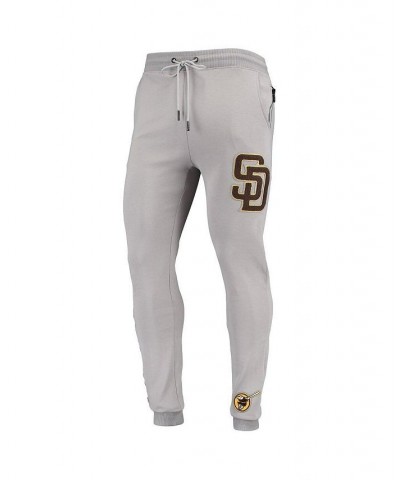 Men's Gray San Diego Padres Logo Jogger Pants $48.40 Pants