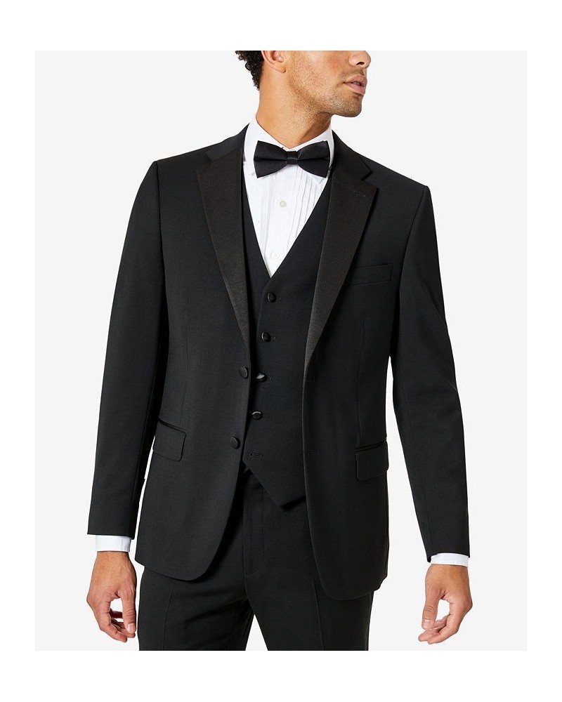 Men's Modern-Fit Flex Stretch Tuxedo Jacket Black $60.00 Suits