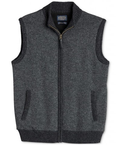 Men's Shetland Sweater Vest Black $43.47 Sweaters