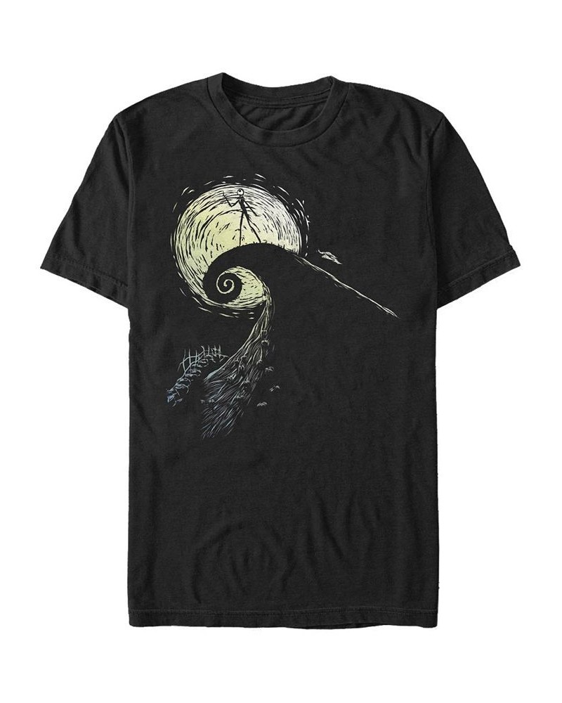 Men's Spiral Hill Jack Short Sleeve T-Shirt Black $14.35 T-Shirts