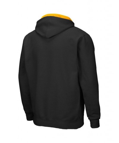 Men's Black Appalachian State Mountaineers Arch Logo 3.0 Full-Zip Hoodie $19.27 Sweatshirt