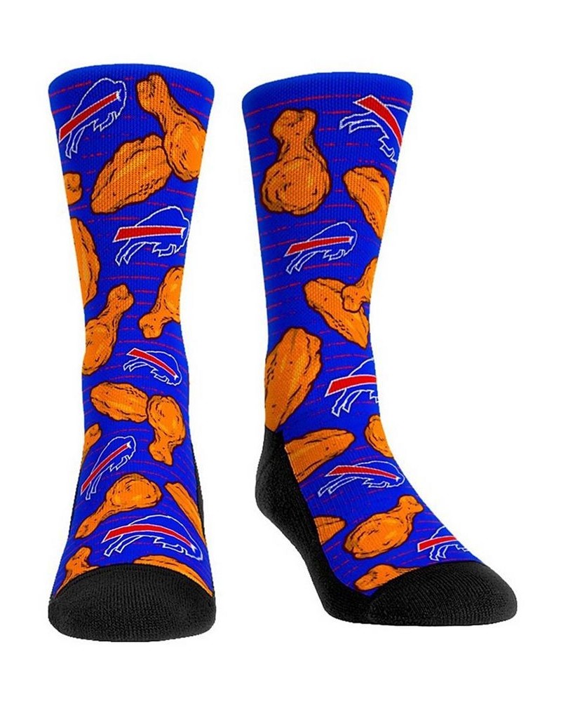 Men's and Women's Buffalo Bills Localized Food Multi Crew Socks $16.19 Socks