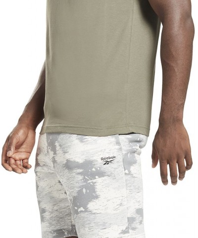 Men's All-Cotton Camo Logo T-Shirt Green $15.81 T-Shirts