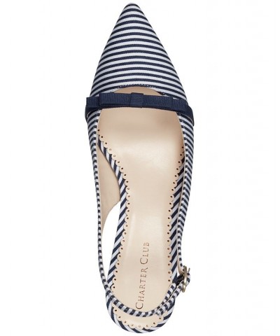 Gilaa Slingback Pumps Blue $32.60 Shoes