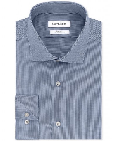 Calvin Klein Men's STEEL Slim-Fit Non-Iron Stretch Performance Dress Shirt PD04 $29.40 Dress Shirts