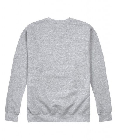 Men's Peanuts That Groovy Feeling Fleece Sweatshirt Gray $29.69 Sweatshirt