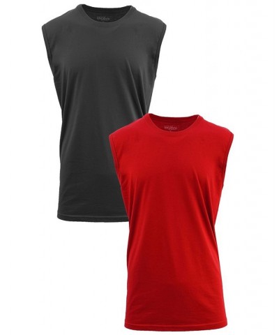 Men's Muscle Tank Top, Pack of 2 PD02 $16.32 T-Shirts