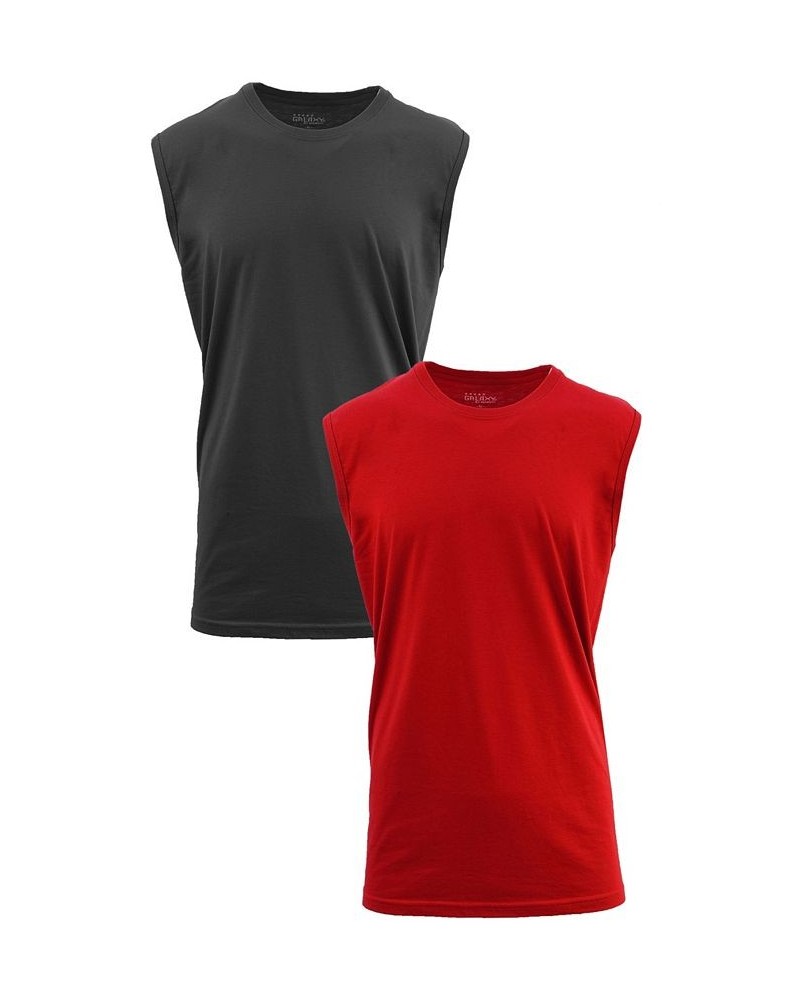 Men's Muscle Tank Top, Pack of 2 PD02 $16.32 T-Shirts