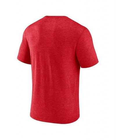 Men's Branded Heather Red Chicago Bulls True Classics Power Phase Tri-Blend T-shirt $23.39 T-Shirts