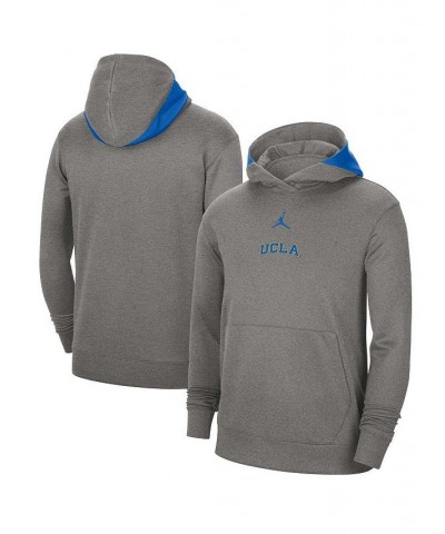 Men's Brand Heather Gray UCLA Bruins Team Basketball Spotlight Performance Pullover Hoodie $36.00 Sweatshirt