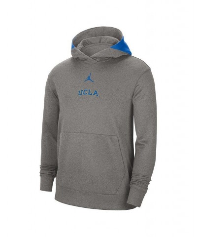 Men's Brand Heather Gray UCLA Bruins Team Basketball Spotlight Performance Pullover Hoodie $36.00 Sweatshirt