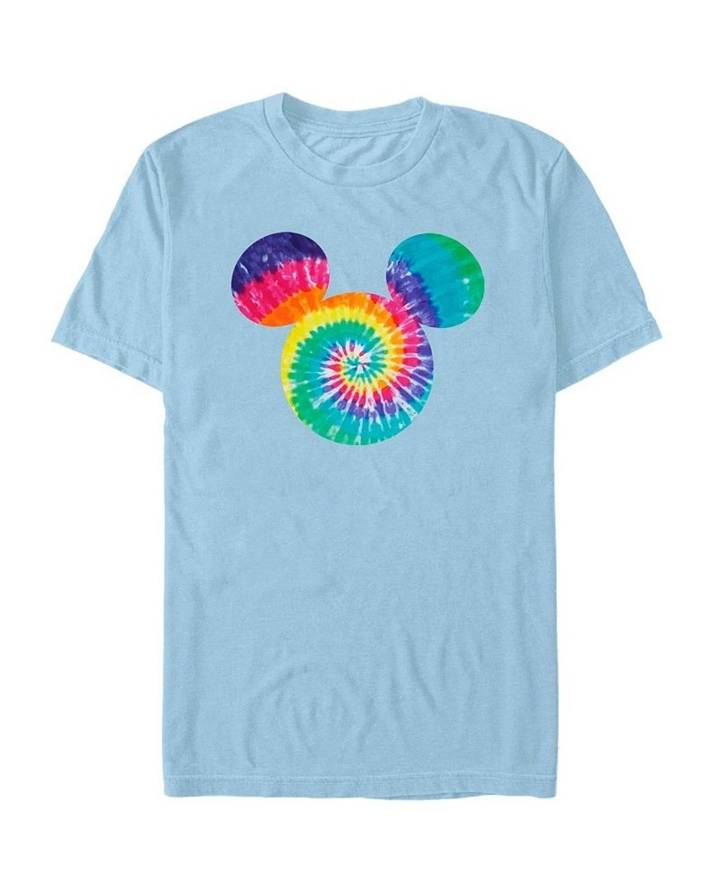 Men's Mickey Tie Dye Short Sleeve T-Shirt Blue $18.89 T-Shirts