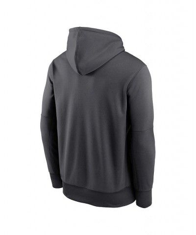 Men's Anthracite Tampa Bay Buccaneers Prime Logo Name Split Pullover Hoodie $39.60 Sweatshirt