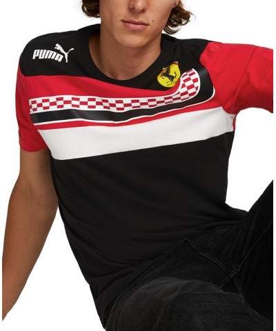 Men's Ferrari Race SDS Short-Sleeve Crewneck T-Shirt Black $28.70 Sweatshirt