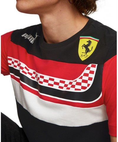 Men's Ferrari Race SDS Short-Sleeve Crewneck T-Shirt Black $28.70 Sweatshirt