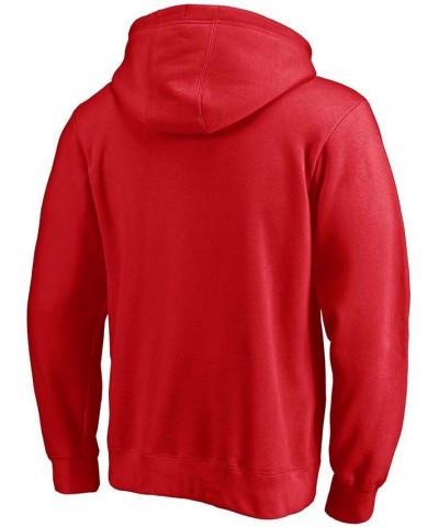 Men's Red Houston Rockets Post Up Hometown Collection Pullover Hoodie $28.42 Sweatshirt