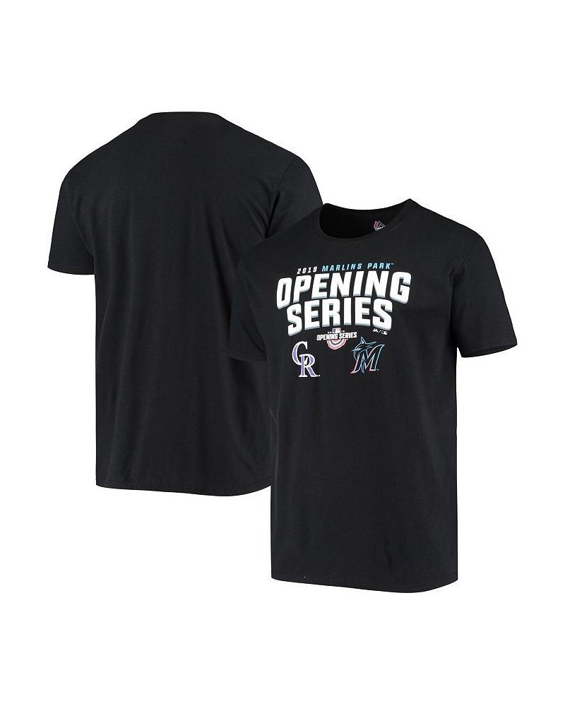 Men's Branded Black Miami Marlins Home Opener Matchup T-shirt $19.20 T-Shirts