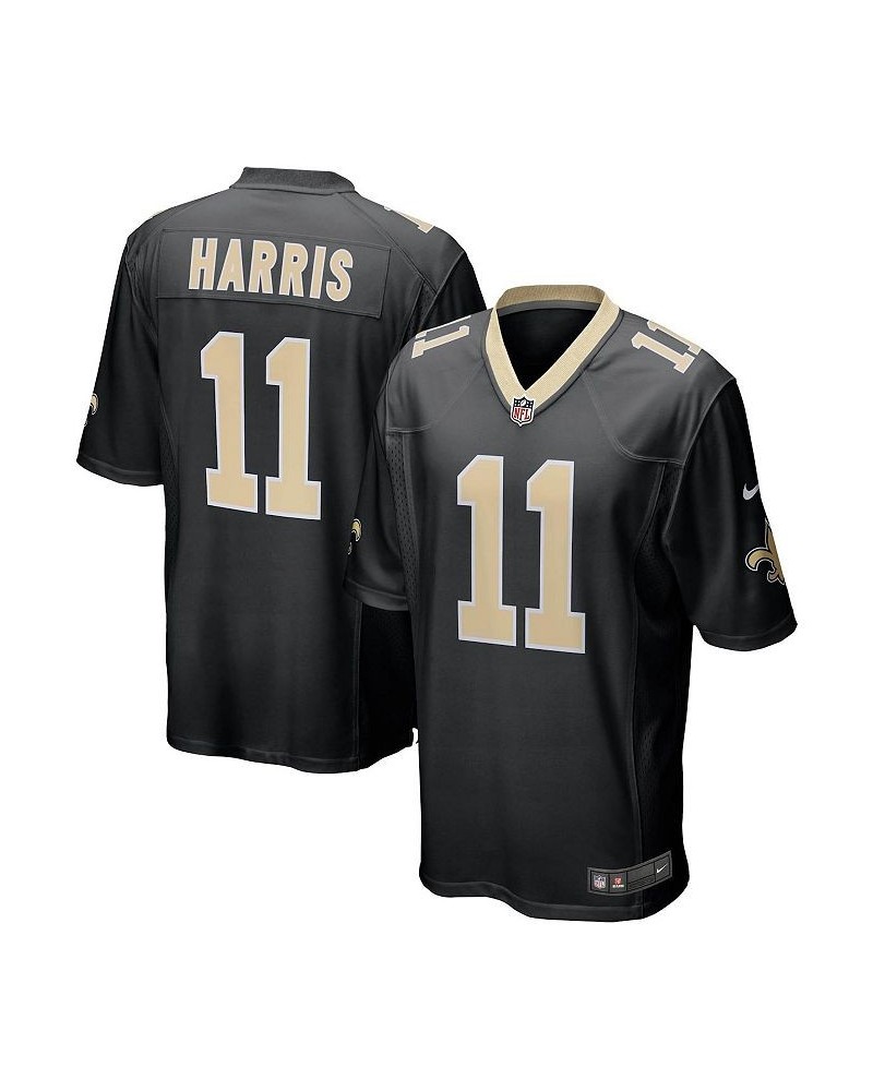 Men's Deonte Harris Black New Orleans Saints Game Player Jersey $51.36 Jersey