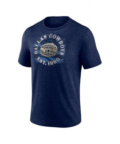 Men's Branded Heathered Navy Dallas Cowboys Sporting Chance Tri-Blend T-shirt $27.00 T-Shirts