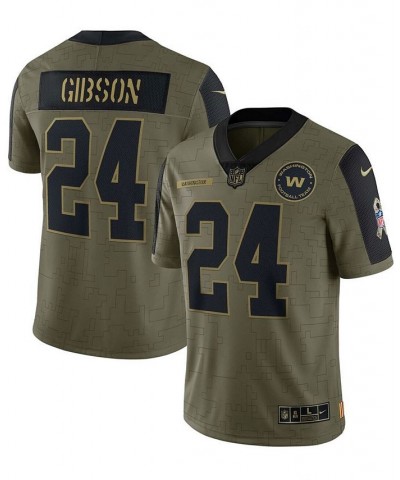 Men's Antonio Gibson Olive Washington Football Team 2021 Salute To Service Limited Player Jersey $56.17 Jersey