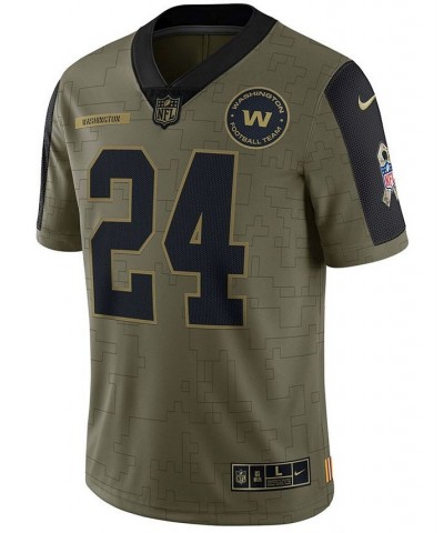 Men's Antonio Gibson Olive Washington Football Team 2021 Salute To Service Limited Player Jersey $56.17 Jersey