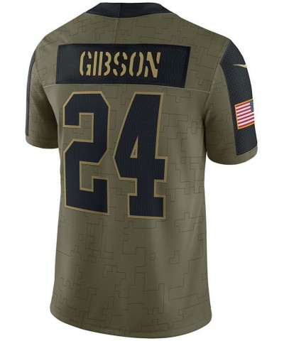 Men's Antonio Gibson Olive Washington Football Team 2021 Salute To Service Limited Player Jersey $56.17 Jersey