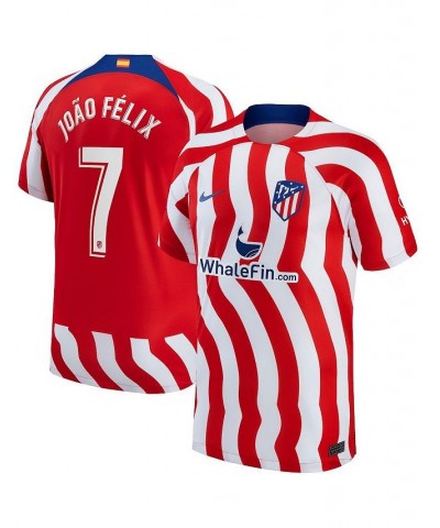 Men's Joao Felix Red/White Atletico de Madrid 2022/23 Home Breathe Stadium Replica Player Jersey $67.20 Jersey