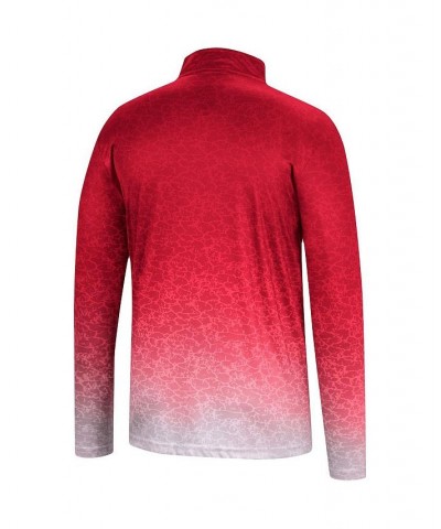 Men's Red Wisconsin Badgers Walter Quarter-Zip Windshirt $33.59 T-Shirts