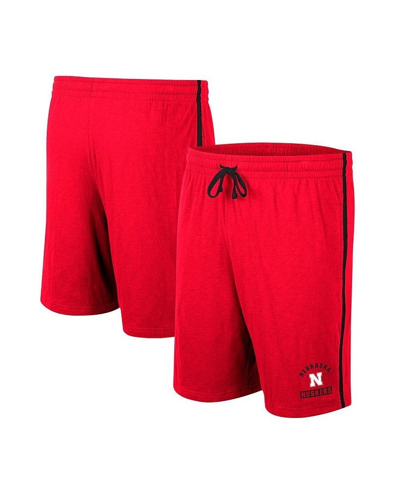 Men's Scarlet Nebraska Huskers Thunder Slub Shorts $18.35 Shorts