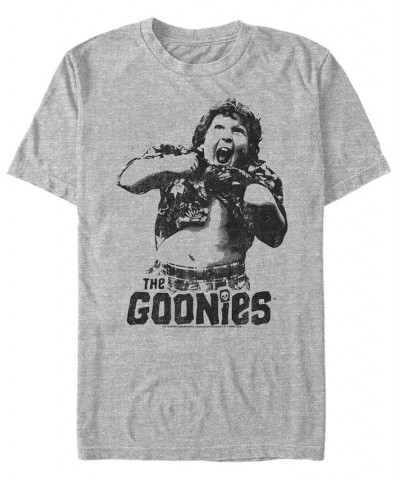 Men's The Goonies 1985 Truffle Shuffle Short Sleeve T-shirt Gray $19.94 T-Shirts