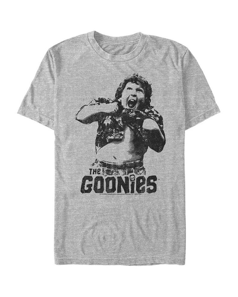 Men's The Goonies 1985 Truffle Shuffle Short Sleeve T-shirt Gray $19.94 T-Shirts