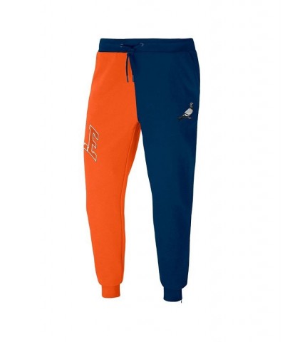 Men's NFL X Staple Orange, Black Chicago Bears Split Logo Fleece Pants $27.90 Pants