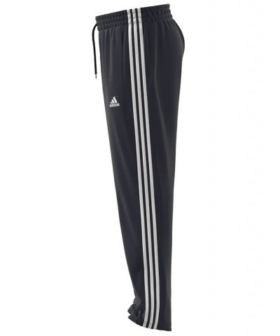 Men's AEROREADY Essentials Elastic Cuff Woven 3-Stripes Tracksuit Pants Blue $25.18 Pants