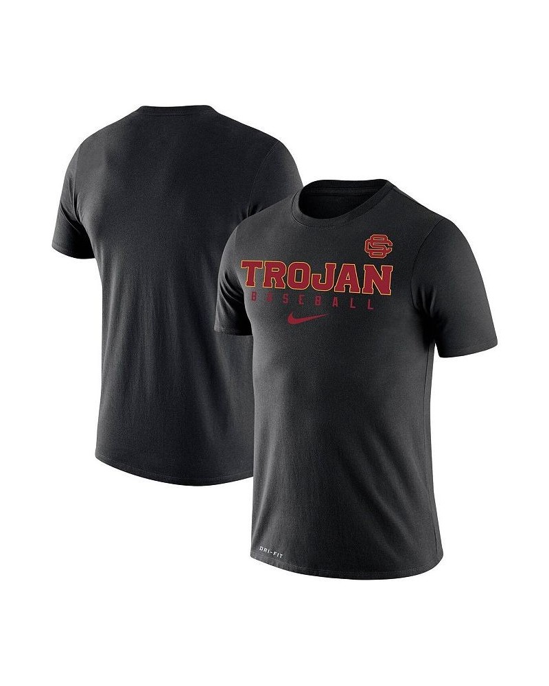 Men's Black USC Trojans Baseball Legend Performance T-shirt $26.99 T-Shirts