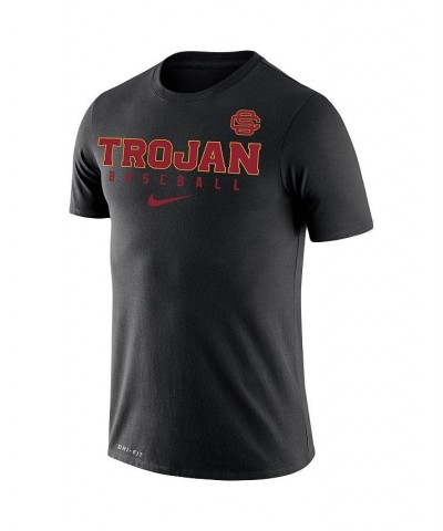 Men's Black USC Trojans Baseball Legend Performance T-shirt $26.99 T-Shirts